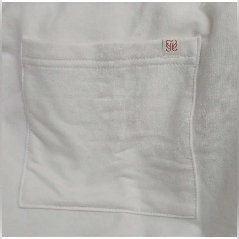 State of Day Women's Crewneck Long Sleeve Sweatshirt, Bright Sea Salt - Picture 6 of 10